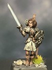 Painted Miniature Human Female Fighter Miniature Dungeons   Dragons Pathfinder