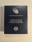 2017 American Eagle One Ounce Silver Uncirculated Coin Box   Paperwork West   