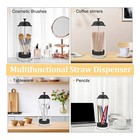 Straw Holder For Standard Size Drinking Straws  Plastic Straw Dispenser For9479