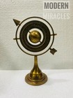 12  Brass Armillary Sphere With Arrow Nautical Maritime Astrolabe Globe Decor