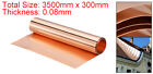 Copper Sheet Roll Pure Copper Flashing Strip Metal Foil Plate 3500x300x0 08mm