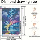 Diamond Painting Kits For Adults  5d Colorful Lightning Diamond Art Kits For Beg