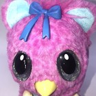 Hatchimals Hatchibabies 6  Interactive Electronic Toy Pink With Blue Bow Works