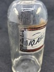 Antique Whitall Tatum   Co Glass Apothecary Bottle Pharmacy Sunken Label Vintage