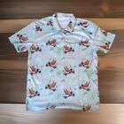 Large - Gorillas   Golf Carts Golf Polo Shirt Sz L        - Green  Pink Brown
