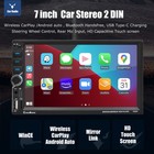 Double 2 Din Car Stereo Bluetooth Head Unit Android Apple Carplay Touch Radio Fm