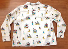 Disney Mickey And Friends Long Sleeve Button Down Shirt Size L
