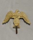 Gold Toned Aluminum Eagle Flagpole Finial Indoor Outdoor Great Color 5   