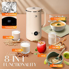 8-in-1 Nut Milk Maker For Plant-based Beverages With Self-cleaning Feature