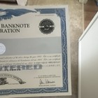 American Banknote Corporation Framed Stock Certificate Capital Stock