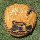 Vintage 1920 s-30 s Buck Crouse Catcher s Mitt  Antique Baseball Glove  Superb