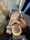 Vintage Circle Y Model 1273 Western Park   Trail Saddle - Clean Fleece 