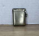 Antique Vesta Case Match Safe Holder Striker Silver Plated England C 1900