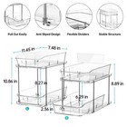 Delamu 2-tier Under Sink Organizers And Storage Multi-purpose Stackable