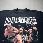 Ufc Shirt Mens Medium Black Mma Ultimate Fighting Championship Graphic Tee