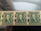 Scott   314 Horiztal 9 Stamp Strip Imperf Mnh Shermack Type Iii