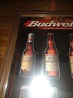 Budweiser Beer Bottles Sign Mirror Vintage