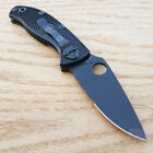 Spyderco Tenacious Folding Knife 3 38  8cr13mov Steel Blade Textured Frn Handle
