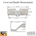 Andersen Window Operator Cover With Handle White Window Opener Handle