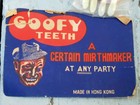Nos Vintage 1970s Halloween Zombie Goofy Teeth Sealed On Card  Great Graphics