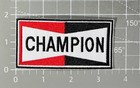 Champion Patch Motorsports Cars Racing Plugs Embroidered Iron On Patch 2x3 5 