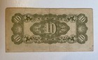 Malaya Japanese Invasion Money 10 Cents 1940 s M an Block World War Ii Era Vtg 