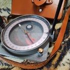 Vintage Antique Surveyors Compass Warren Knight Co Philadelphia Pa W pouch