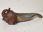 Vintage Elephant Stoneware Spoon Rest