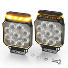4inch Led Directional Warning Light Beacon For Recovery Lightbar Strobe 12 24v