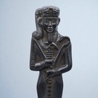 Rare Ancient Egyptian Antiquities Black Statue Large Of God Khonsu Egyptian Bc
