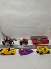 Lot Of 6 Collectible Random Years Hasbro Transformers  used 