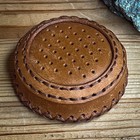 Genuine Leather Pincushion     A Stylish Sewing Companion