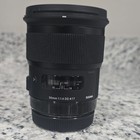 Brand New  Sigma 50mm F 1 4 Dg Standard Lens Nikon F Mount Af mf 77mm W  Hood