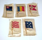 5 Antique Egyptienne Straights Cigarette Tobacco Silks Frankfort Bremen Victoria