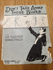 Vintage 1920s  1940s  And 1950s Sheet Music  Lot Of 5