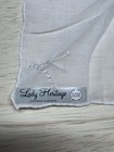 Lady Heritage Handkerchief New Old Stock Embroidered Switzerland Bride