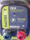 Patriot Pe10 Electric Fence Energizer For 10 Miles   40 Acres  120v  60hz  - New