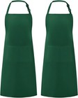 Durable Polyester Kitchen Apron - 50  Adjustable With Pockets For Versatile Use