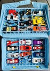 Vintage 1983 Matchbox 24 Car Official Collectors Carry Case W Cars Trucks Lot