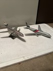 2 Flying Tigers Cargo Boeing 747   American Md-11 Desk Top Model Airplanes