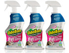3 Bottles Of 32 Oz Pet Oxy Stain Remover Eliminate Urine Odor Solution Epa Safer