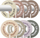 8 Pcs Baby Closet Dividers  Double-sided Clothes Organizer For 0-24 Months