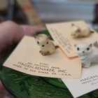 3 Hagen-renaker Retired Miniature Figurine Siamese Kitten 1981 1986