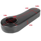 Golf Cart Black Armrest With Cup Holder Fit For Ezgo Club Car Yamaha