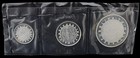 1977 Malta Mint Proof Set Of 3 Silver Coins In Original Box