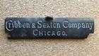 Vintage Cast Iron Sign - Cribben   Sexton Company Chicago