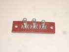 Vintage Phenolic Speaker Terminal Strip 3 Screws For Stereo Swan Shortwave Radio