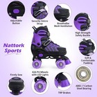 Kids Adjustable Roller Skates For Girls Boys With Light Up Wheels For Beginners