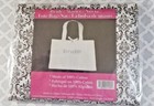Bride Tote Bag Bling Rhinestone Bow Classic Versatile Cotton 17 5  X 12  X 4 25 