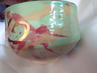 Vintage Mcm Japanese Style Hand Made Studio Art Pottery Bowl Signed